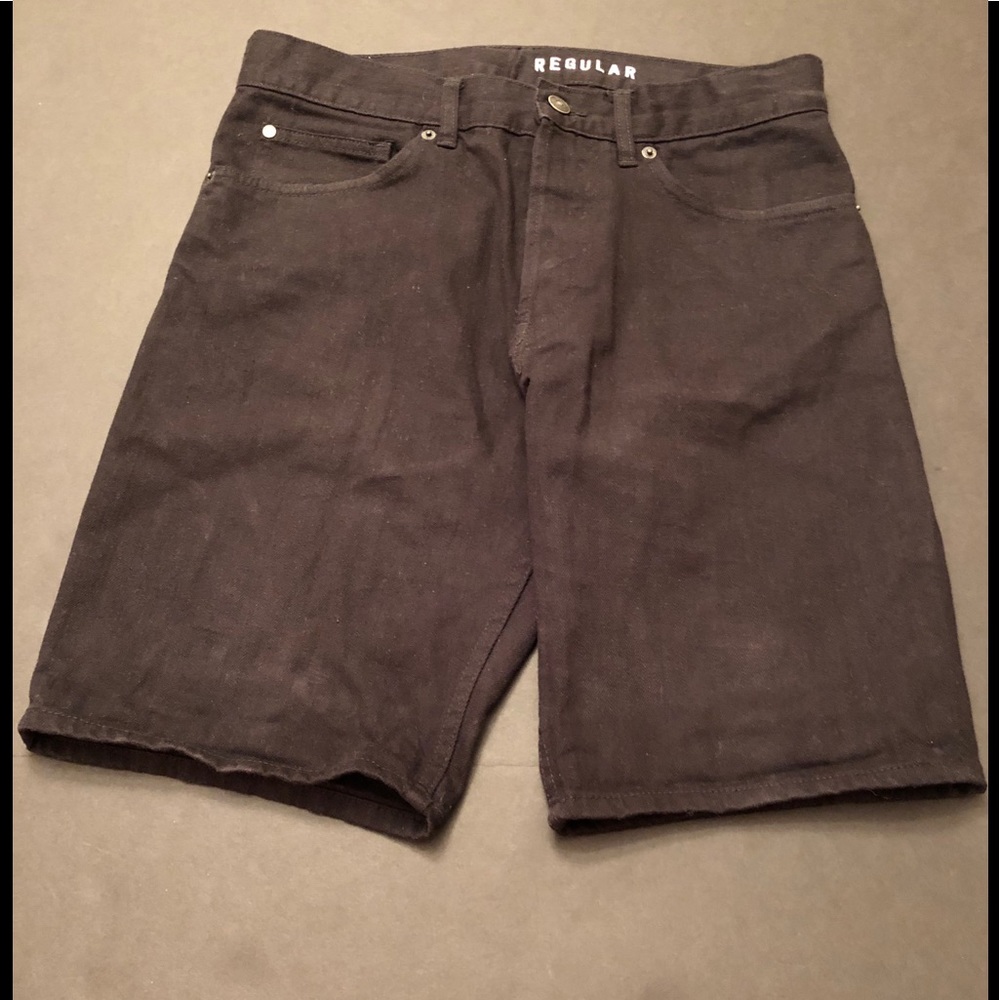Men’s denim Bermuda shorts, regular fit